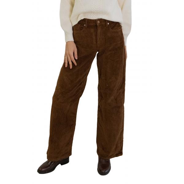 Pantalone in velluto palazzo Only